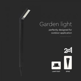 LED Solárna lampa 2v1 LED/1,5W/3,7V IP65 1500 mAh