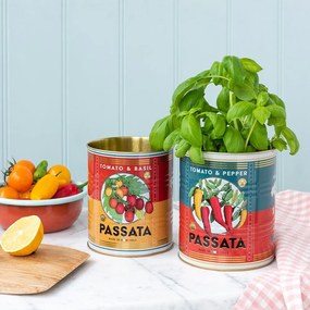 Dekoratívne cínové úložné boxy v súprave 2 ks ø 11x13 cm Passata – Rex London