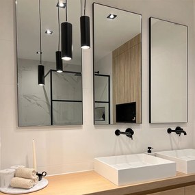 Dizajnové závesné svietidlo čierne - Tubo