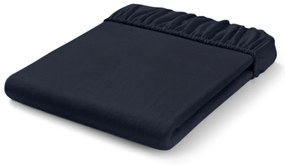 Napínacie prestieradlo z česanej bavlny, modré, nadmerná veľkosť