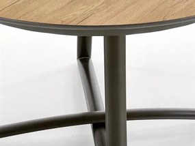 Rozkladací jedálenský stôl 118-140 cm Marya (prirodné drevo + čierna) (pre 4 6 osôb). Vlastná spoľahlivá doprava až k Vám domov. 1048618