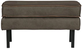BePureHome Rodeo kožený ottoman - Koňak