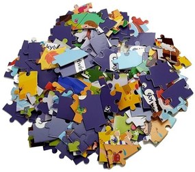 LEAN TOYS Detské puzzle pre najmenších ročné obdobie 150 dielikov