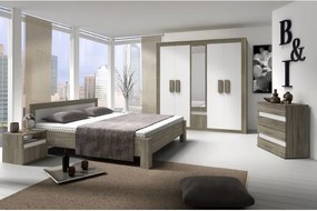 TEMPO KONDELA Mediolan spálňa dub sonoma truflový / biela