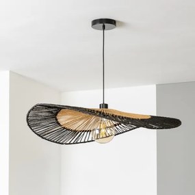 Brilagi - LED luster na lanku CERIA BOHO 1xE27/40W/230V pr. 50 cm čierna/hnedá