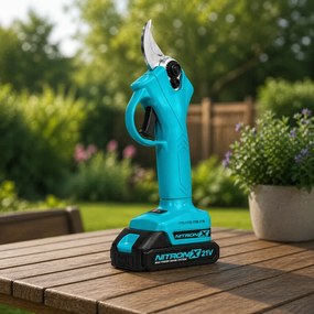Akumulátorové záhradné nožnice NITRONIX 4786 + 2× batéria + kufrík