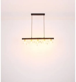 Globo 15532-5HB - Závesný luster na lanku KIRA 5xE14/40W/230V čierny