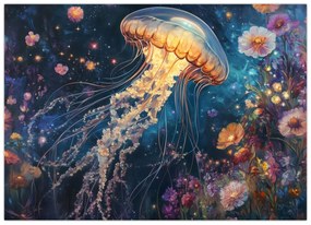 Obraz - Magická medúza (70x50 cm)