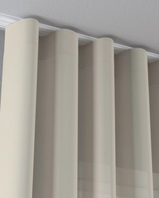 Záclona s riasením WAVE farba produktu béžová látka polopriehľadný, zapletaná