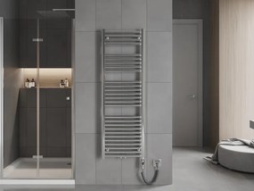 Mexen Hades, elektrické vykurovacie teleso 1500 x 500 mm, 600 W, chrómová, W104-1500-500-2600-01
