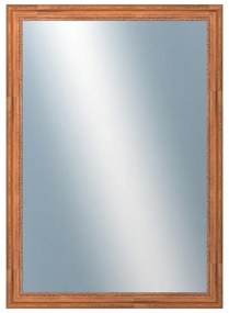 DANTIK - Zrkadlo v rámu, rozmer s rámom 50x70 cm z lišty LYON hnedá (2750)