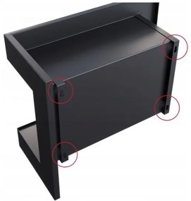 Rohový biokrb pravý Delta 600