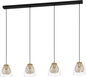 XXXLutz ZÁVESNÉ SVIETIDLO, 135/19,5/150 cm Eglo - Online Only bytové doplnky - 003348328202