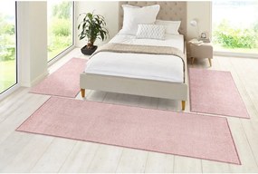Ružový koberec Hanse Home Pure, 80 × 150 cm