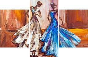 Obraz - Tanečnica, olejomaľba (90x60 cm)