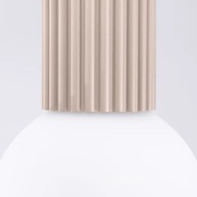 Sollux SL.1743 - Kúpeľňové stropné svietidlo HALO 1xG9/8W/230V IP44 béžová