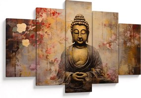 Obraz - Budha, maľba (150x105 cm)