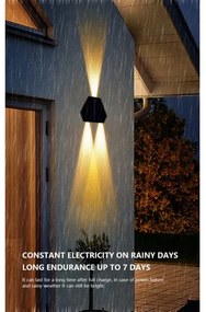 Immax 08488L - LED solárne nástenné svietidlo so senzorom LED/2W/5V IP54