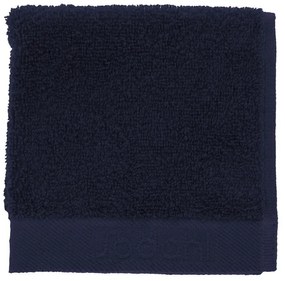 Tmavomodrý froté bavlnený uterák 30x30 cm Comfort – Södahl