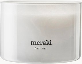 Trojknôtová vonná sviečka Fresh Linen (jazmín a ruža)