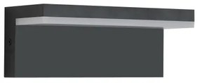 Brilagi - LED vonkajšie nástenné svietidlo TESSI LED/10W/230V čierne IP54