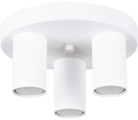 Sollux SL.1464 - Bodové svietidlo LAGOS 3xGU10/10W/230V biela