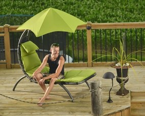 Vivere Záhradné lehátko Dream Lounger Zelená