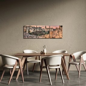 Obraz - Gravina in Puglia, Taliansko (s hodinami) (90x30 cm)