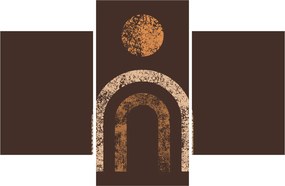 Obraz - Oranžové oblúky N⁰1 (90x60 cm)