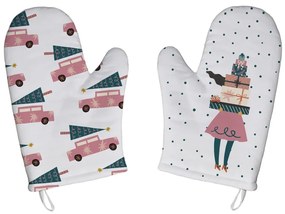 Chňapky s vianočným motívom v súprave 2 ks – Butter Kings