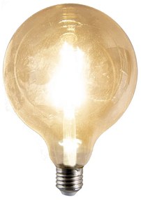LED dizajnová žiarovka transparentná - 9 cm /E27/4W