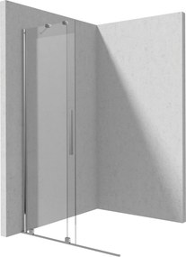 Deante Sprchová zastena Walk-in Prizma, posuvná - KTJ 039R 90 cm, chróm - bez vaničky