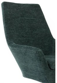 Tmavozelené kreslo Bruno – White Label