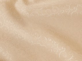 Biante Teflónový okrúhly obrus TF-092 Ornamenty - béžová light Ø 70 cm