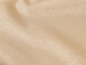 Biante Teflónový štvorcový obrus TF-092 Ornamenty - béžová light 70x70 cm