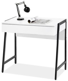 PC stolík Norway (biela + čierna). Akcia -21%. Vlastná spoľahlivá doprava až k Vám domov. 1109800