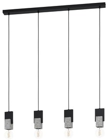 Eglo 99532 - Luster na lanku LOBATIA 4xE27/40W/230V