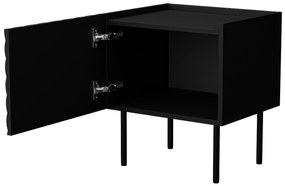Cama Nočný stolík Lucia (2 ks) - čierna