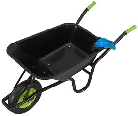InternetovaZahrada Záhradný fúrik 100 l - čierny