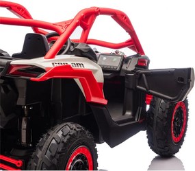 LEAN CARS Elektrické autíčko Maverick CAN-AM Turbo RS STRONG AIR červené