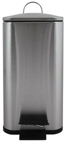 Nášľapný oceľový odpadkový kôš v matne striebornej farbe 5 l Erik – Spirella