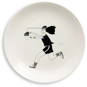 helen b Porcelánový tanier motivation is key 23 cm