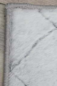 Koberec Rabbit 3D Carving GREY/WHITE 1 rozmery koberec: 160x220 cm