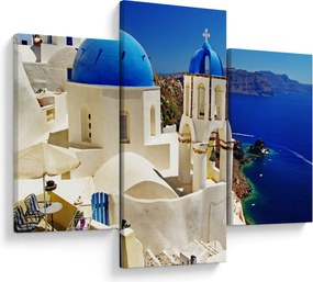 Obraz - Santorini, Grécko (90x60 cm)