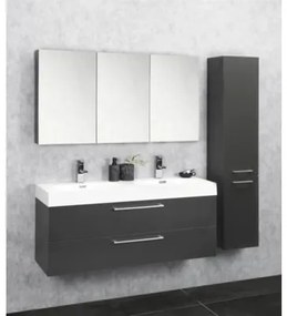 Kúpeľňová zostava Differnz Somero 120x120x38 cm antracit