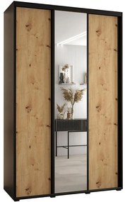 Skriňa 45 Canaris 3 180 čierna/artisan/čierna