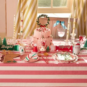 Papierové jednorazové tégliky v súprave 8 ks Jolly Christmas – Meri Meri