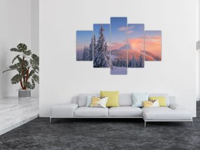 Obraz - Zimná krajina (150x105 cm)
