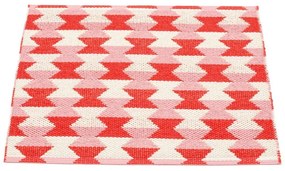 Červený vnútorný a vonkajší koberec 60x70 cm Dana Coral – Pappelina