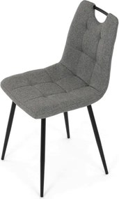 Jedálenská stolička sivá DCL-V2017 GREY2